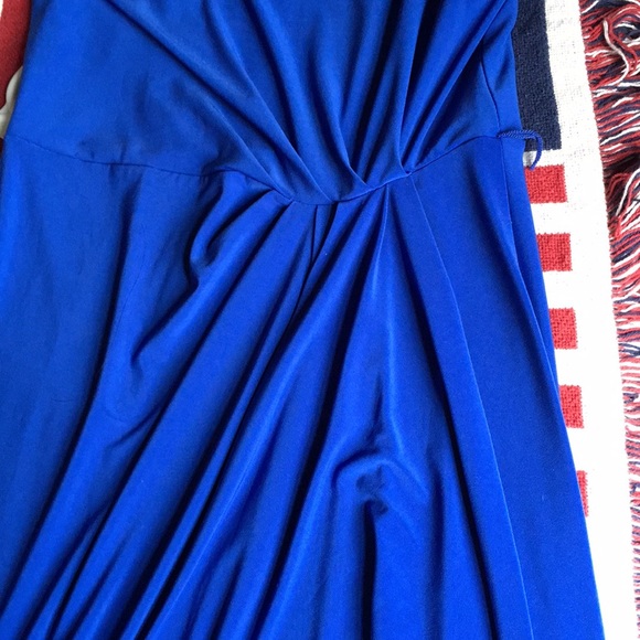 Lauren stretchy maxi dress blue - Picture 3 of 4